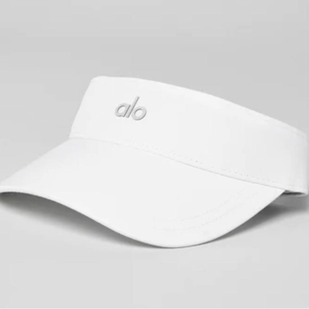 Alo Yoga Captivate Visor White LIKE NEW